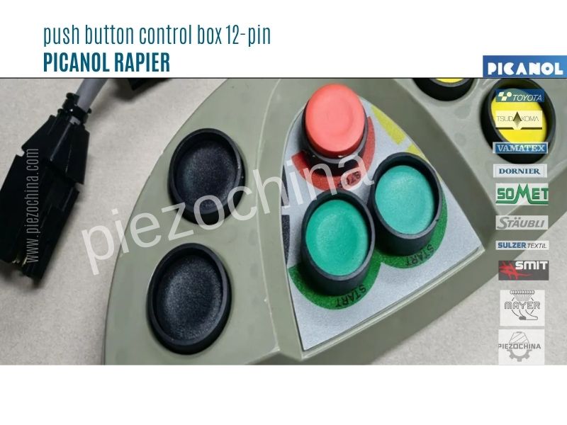 HTL3067-ush-button-control-box-12-pin-PICANOL-RAPIER-parts.