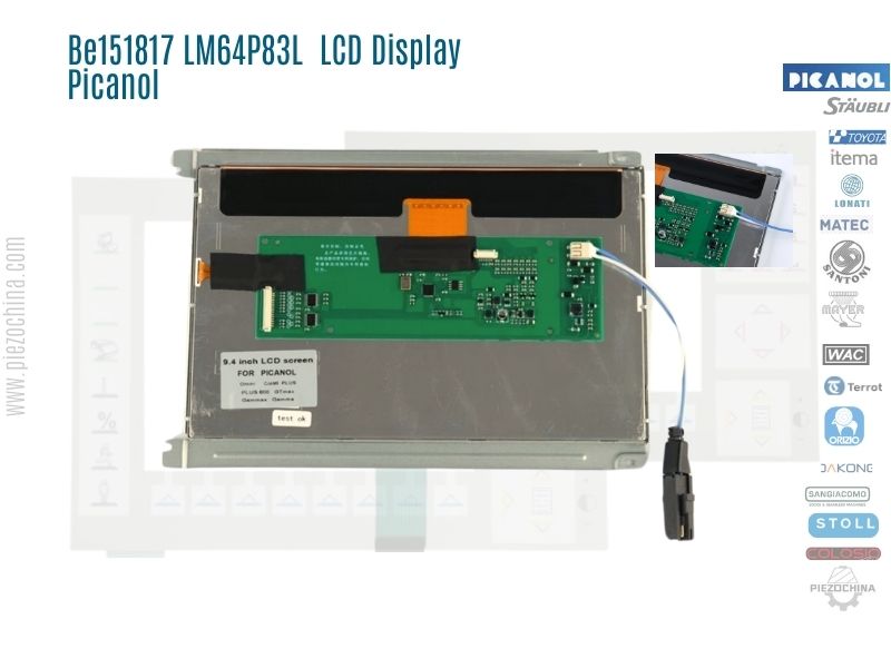 Be151817-LM64P83L-LCD screen for Picanol