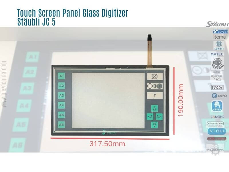 Staubli-JC5-Touch-Screen-Panel-Glass-Digitizer-for-Staubli-JC5-with-Overlay-Film