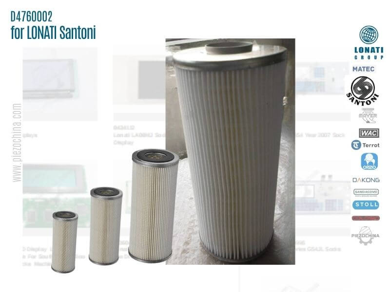 D4760002 for LONATI Santonic knitting Oi-filter 707 Grams