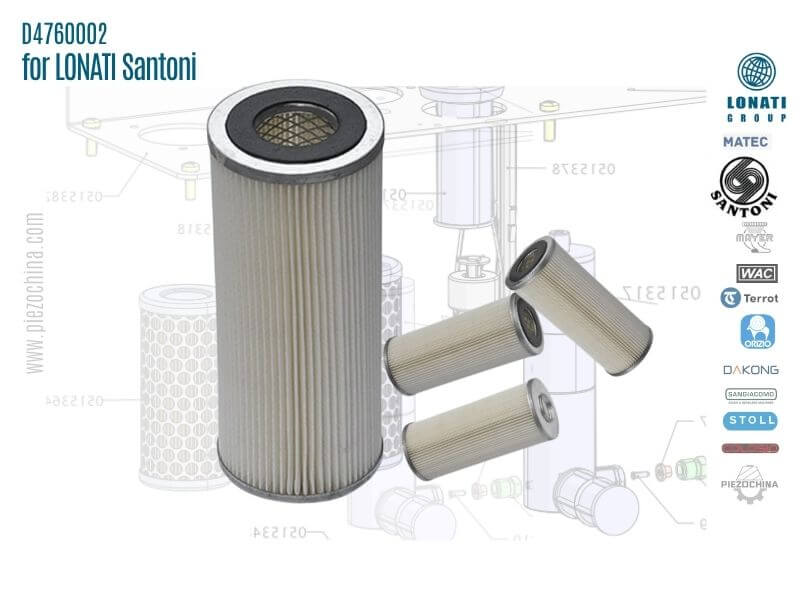 D4760002 for LONATI sock machine OIL FILTER 707 Grams 20pcs per pack
