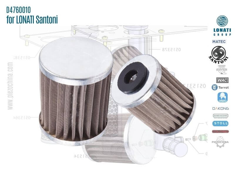 D4760010 for sock machine OIL FILTER in stock LONATI Santoni