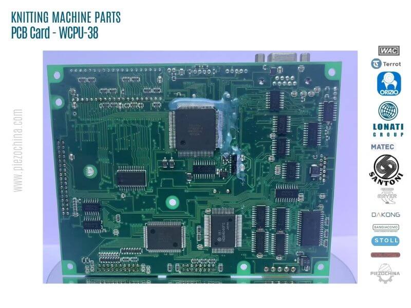 KNITTING MACHINE PARTS PCB Card - CY3800 WCPU-381A BACK SIDE