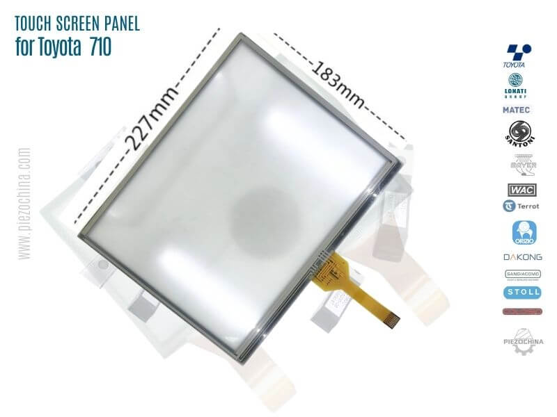 Loom parts - Toyota 710 TOUCH SCREEN