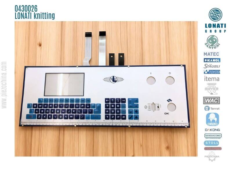 0430026 Lonati L500 Series FL54J L504 Socks Machine Year 2002 Keyboard switch