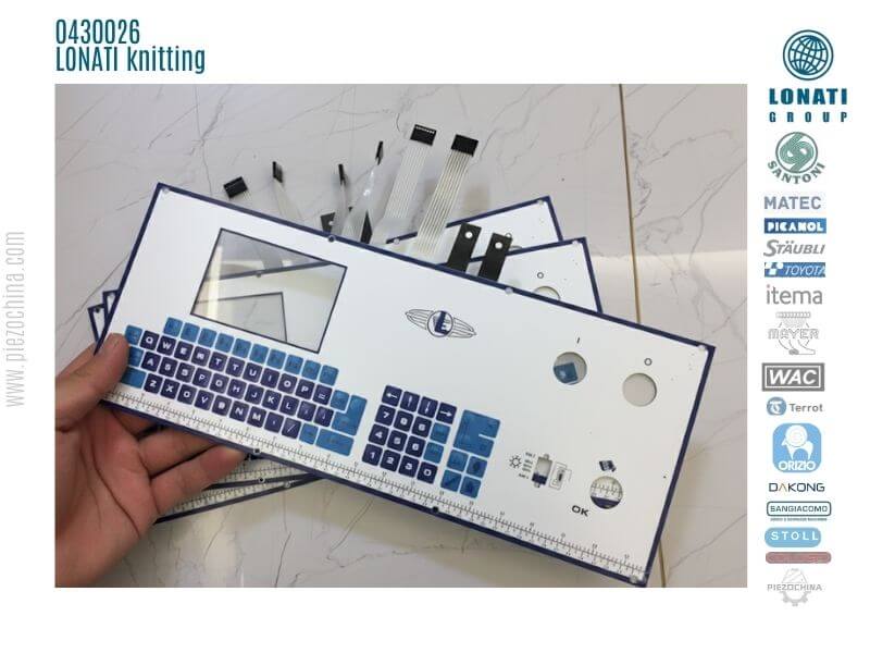 0430026 for Lonati L500 Series FL54J L504 Socks Machine Year 2002 Keyboard