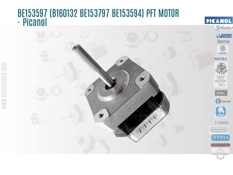 BE153597 (B160132 BE153797 BE153594) PFT MOTOR - Picanol Lomm parts replacements