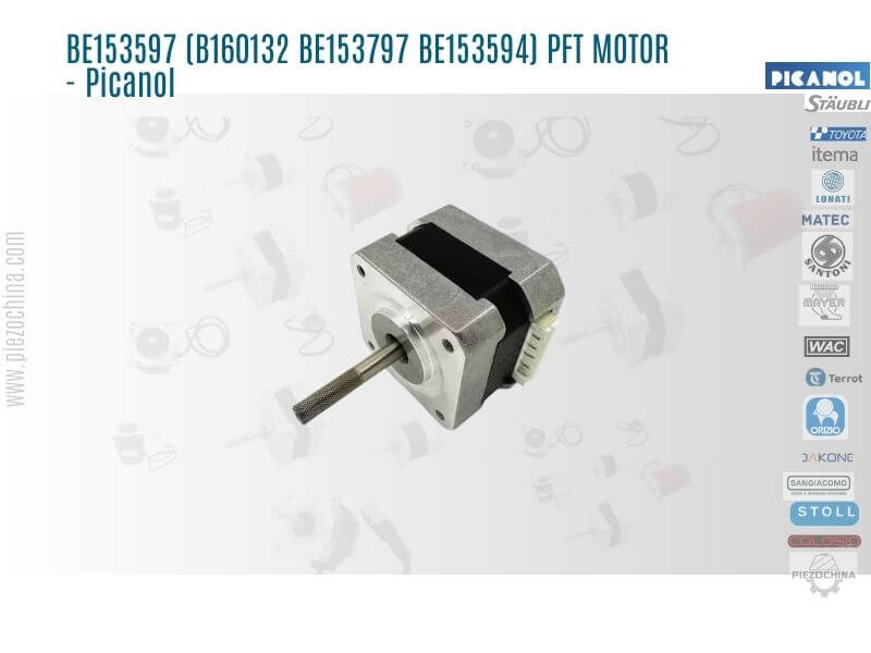 BE153597 (B160132 BE153797 BE153594) PFT MOTOR - Picanol loom parts China supplierOMINI PLUS 800 - MOTOR for Picanol