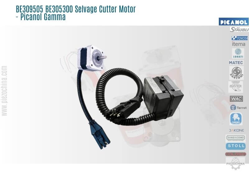 BE309505 BE305300 Selvage Cutter Motor - Picanol Gamma China replacement