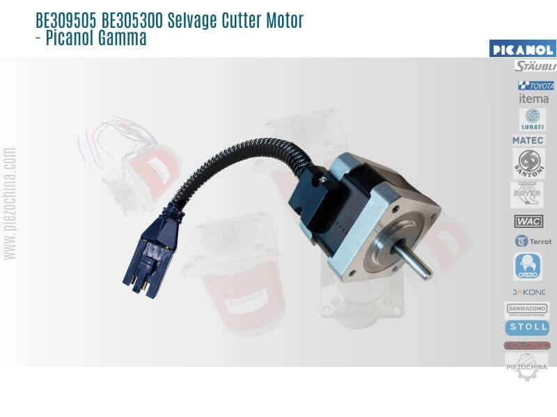 BE309505 BE305300 Selvage Cutter Motor - Picanol Gamma air jet loom parts
