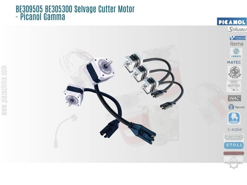BE309505 BE305300 Selvage Cutter Motor - Picanol Gamma loom parts