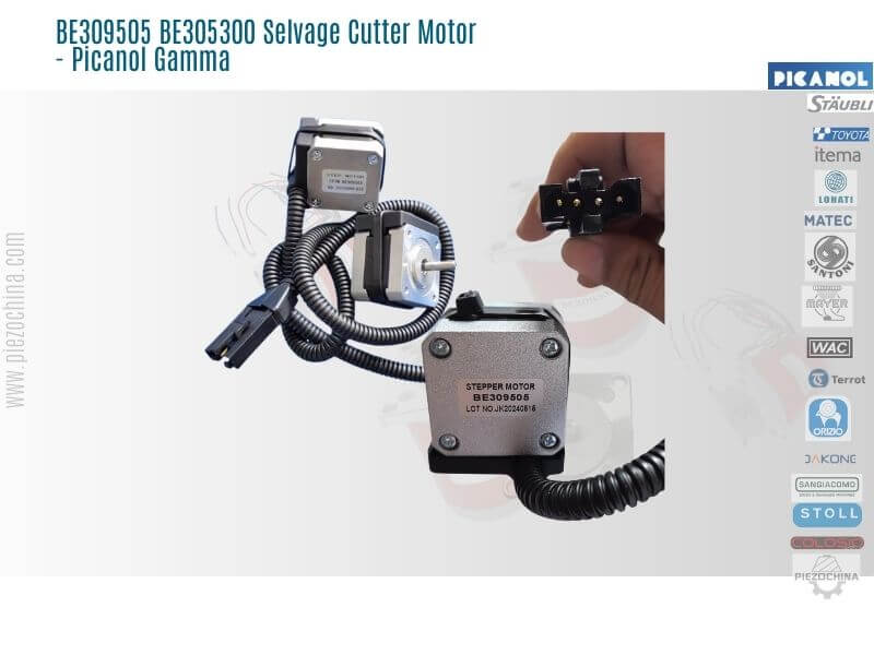BE309505 BE305300 Selvage Cutter Motor - Picanol Gamma parts