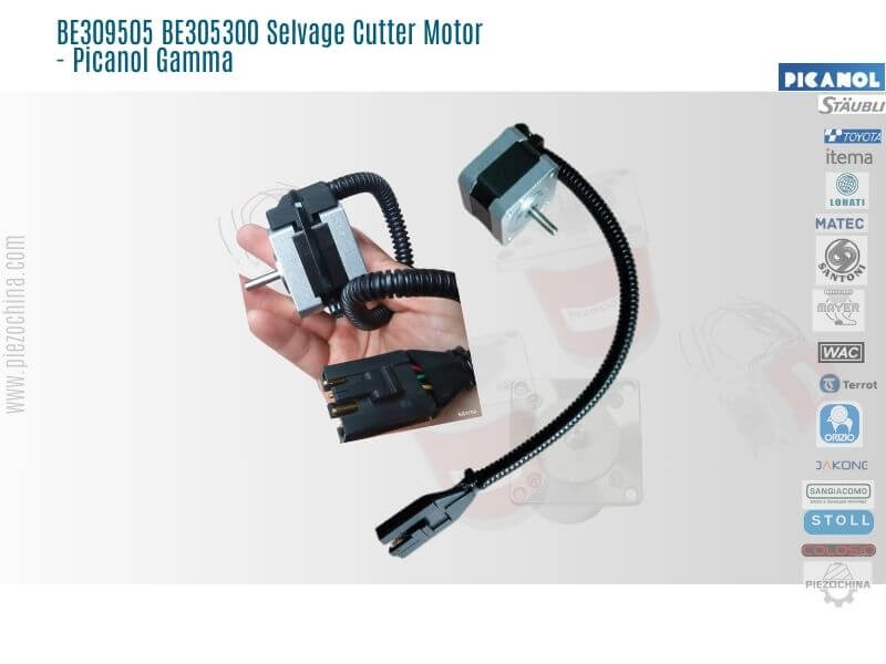 BE309505 BE305300 Selvage Cutter Motor - Picanol Gamma spare parts