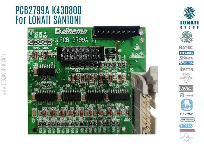 PCB2799A K430800 For LONATI SANTONI PARTS replacement
