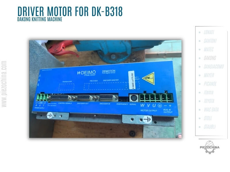 DRIVER MOTOR FOR DK-B318 DAKONG KNITTING PARTS SUPPLIER