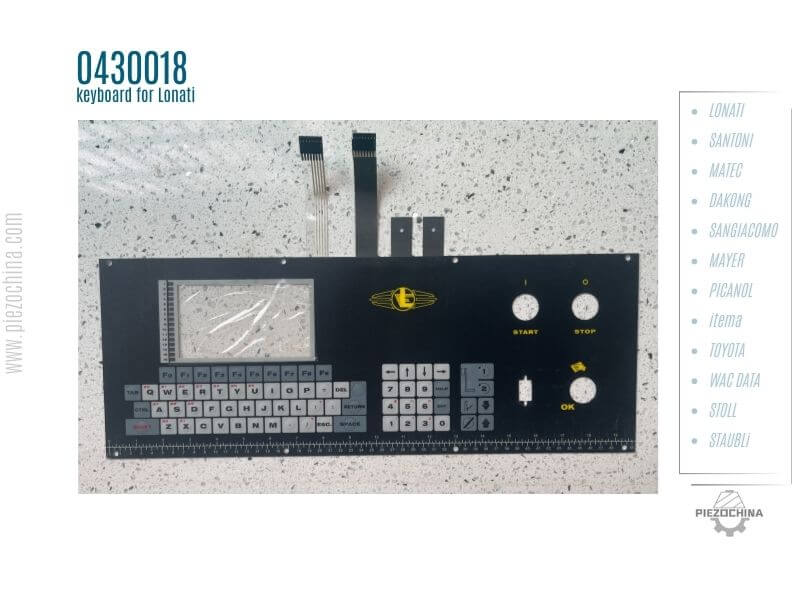0430018 keyboard for Lonati socks machine part