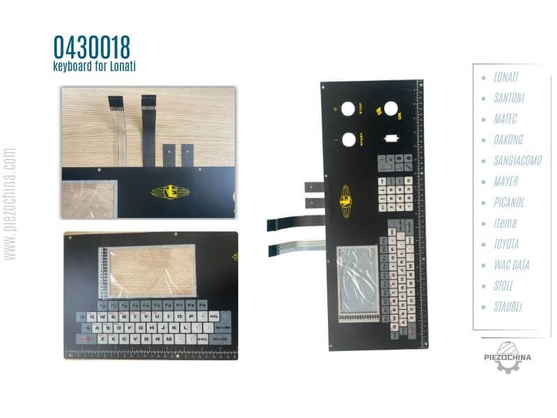 0430018 keyboard for Lonati socks machine repair service