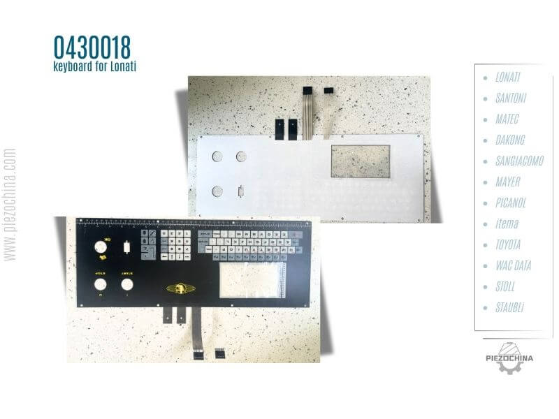 0430018 keyboard for Lonati socks machine repair