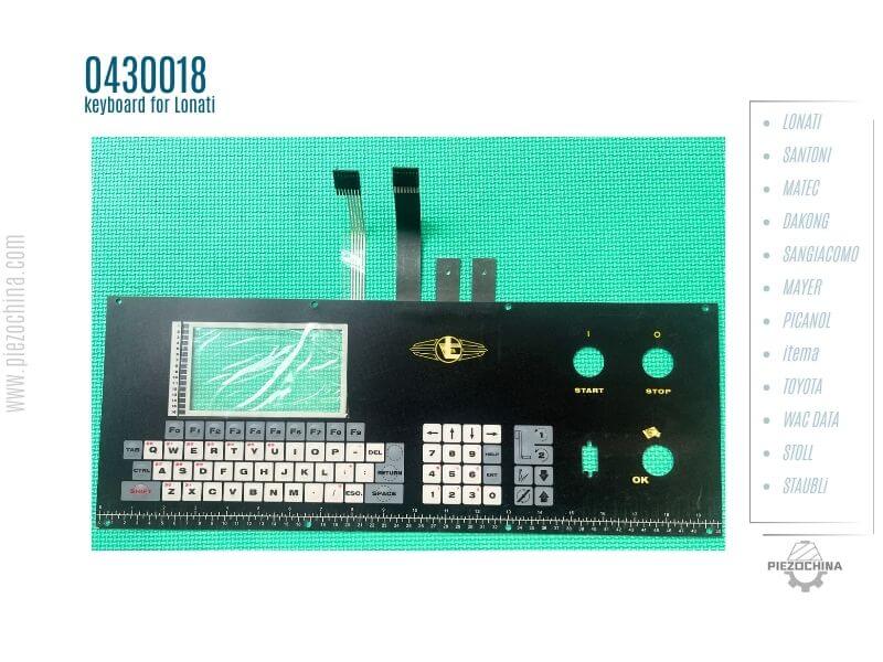 0430018 keyboard for Lonati socks machine repairing