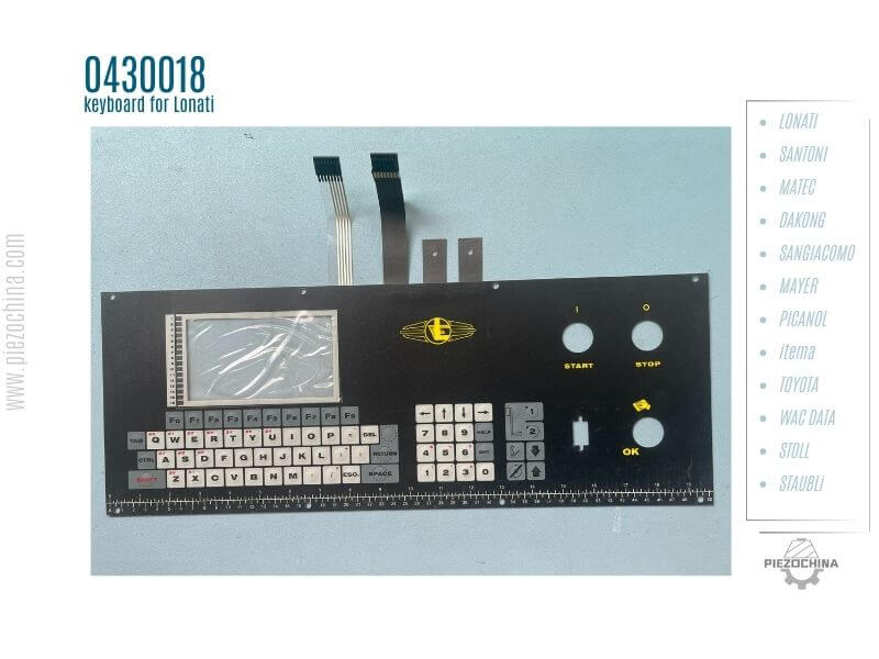 0430018 keyboard for Lonati socks machine
