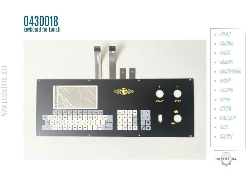 0430018 keyboard for Lonati