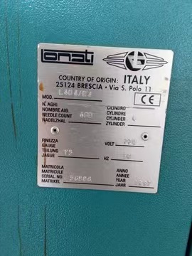 LONATI L series name-plate