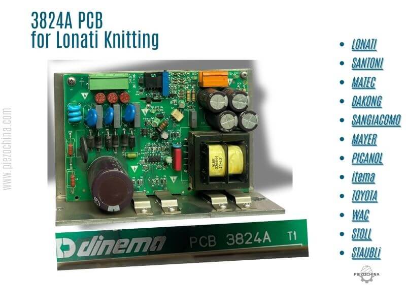 3824A PCB for Lonati Knitting parts replacement