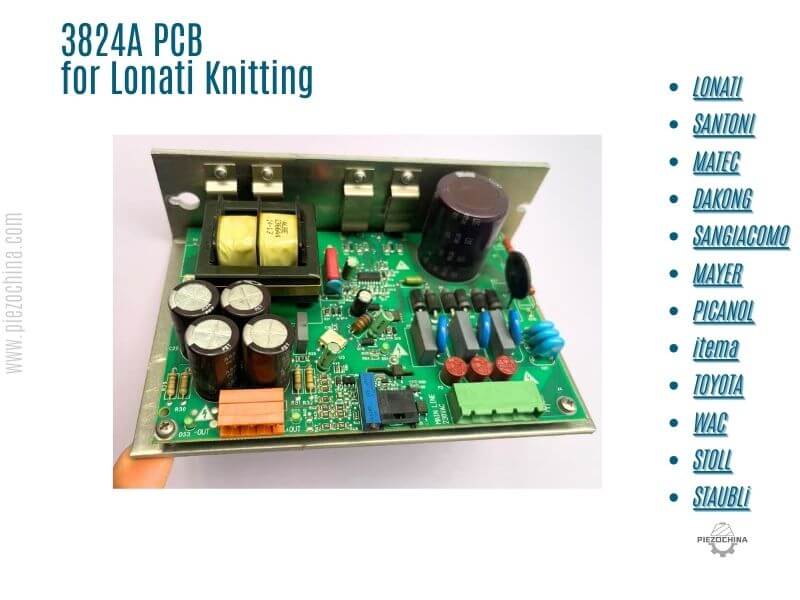 3824A PCB for Lonati Knitting parts