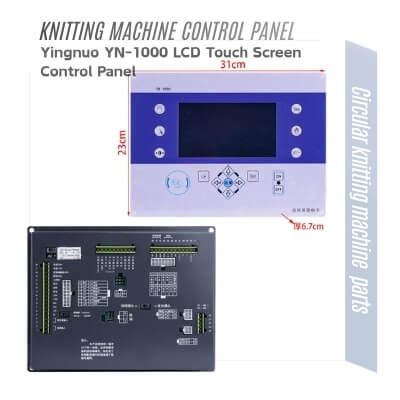 Circular knitting machine parts-Knitting Machine Control Panel-Yingnuo YN-1000 LCD Touch Screen Control Panel (2)