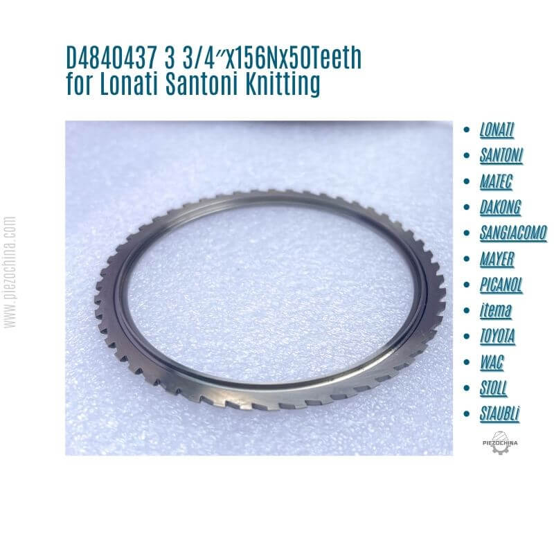D4840437 3 3/4″x156Nx50Teeth for Lonati Santoni Knitting parts suppliers