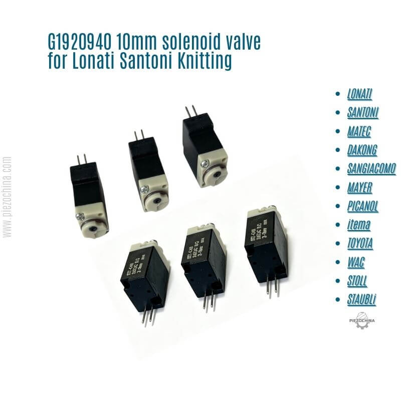 G1920940 10mm solenoid valve for Lonati Santoni Knittingfor Lonati Santoni Knittingfor Lonati Santoni Knitting parts supplier