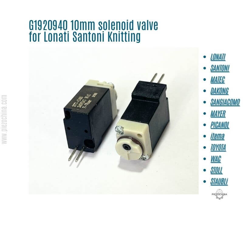 G1920940 10mm solenoid valve for Lonati Santoni Knittingfor Lonati Santoni Knittingfor Lonati Santoni Knitting parts