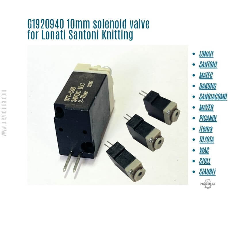 G1920940 10mm solenoid valve for Lonati Santoni Knittingfor Lonati Santoni Knittingfor Lonati Santoni Knitting replacement parts