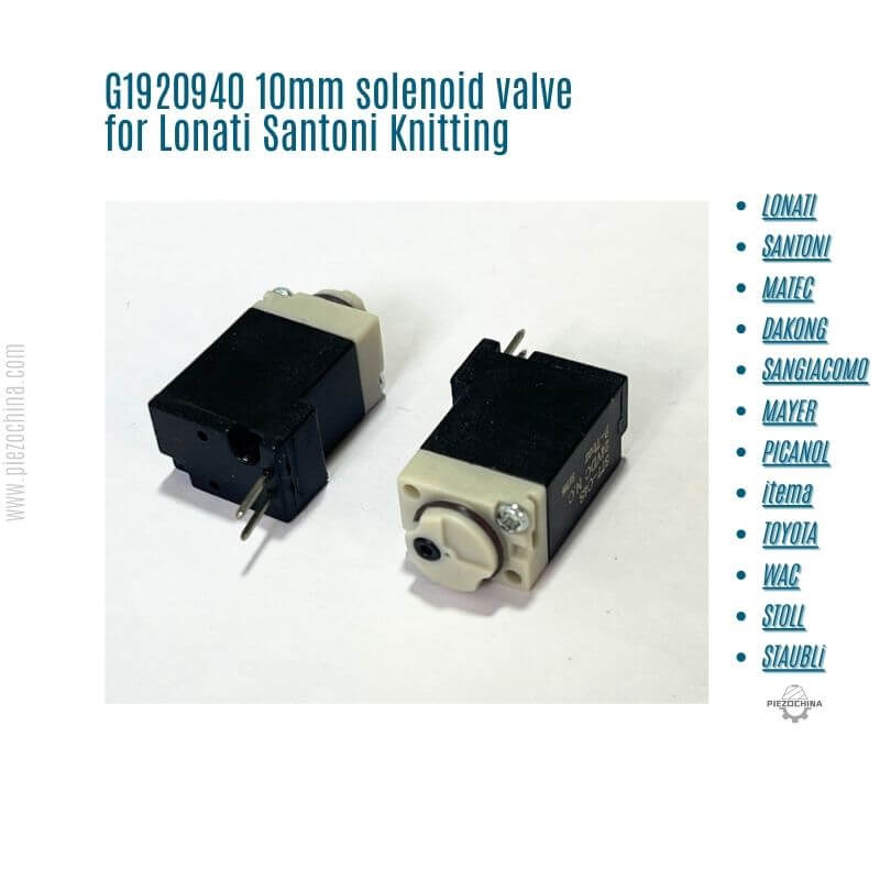 G1920940 10mm solenoid valve for Lonati Santoni Knittingfor Lonati Santoni Knittingfor Lonati Santoni Knitting spare parts