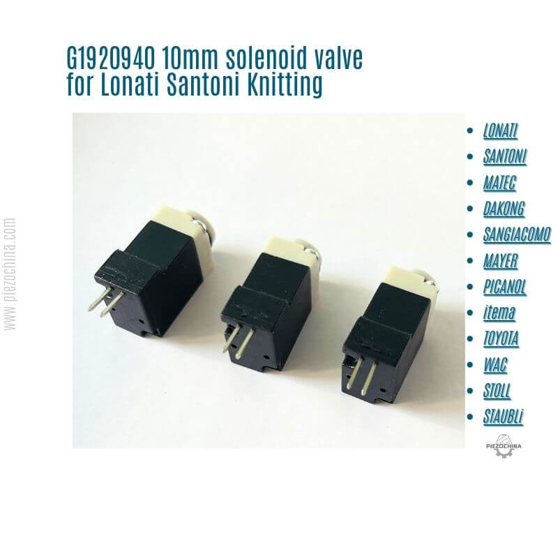 G1920940 10mm solenoid valve for Lonati Santoni Knittingfor Lonati Santoni Knittingfor Lonati Santoni Knitting support