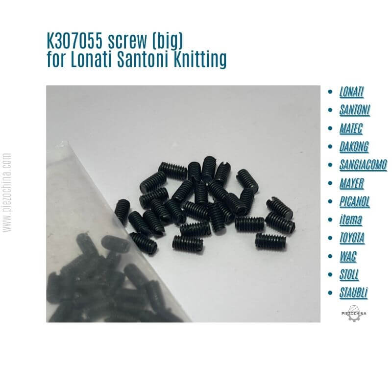 K307055 screw (big) for Lonati Santoni Knitting parts