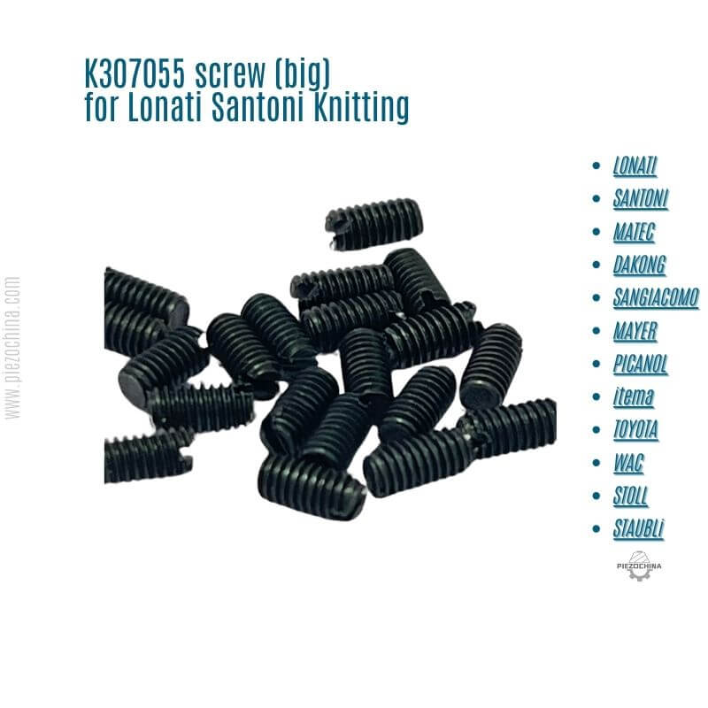 K307055 screw (big) for Lonati Santoni Knitting repair
