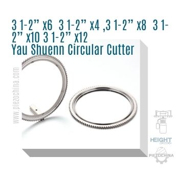 3 1-2” x6Div 3 1-2” x4Div,3 1-2” x8Div 3 1-2” x10Div 3 1-2” x12 Yau Shuenn Circular Cutter